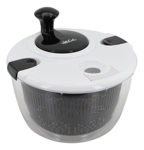 Centrífuga Salada Secador Com Travas Seca Folhas Alfaces Verduras Manual Promoção 1