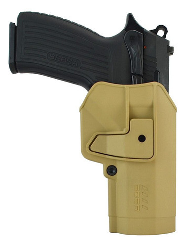 Pistolera Polimero Nivel 2 Coyote Glock 17-22-31 Gen 1 0