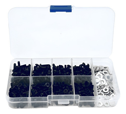 340pcs Plana Redonda Kit De Tornillos De Cabeza En Contenedo 1