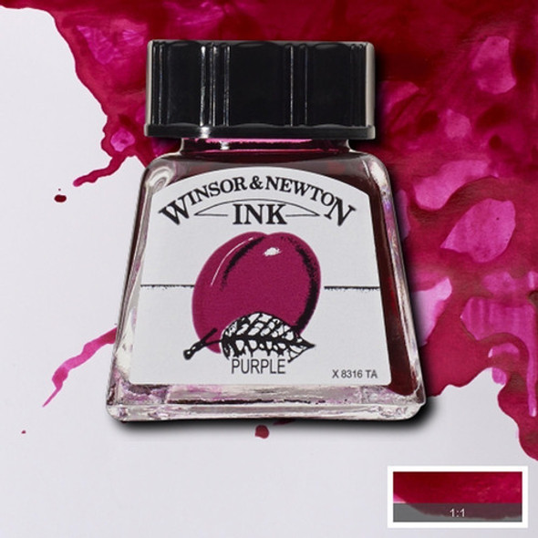Tinta Para Desenho Winsor & Newton 14ml Purple 1 Tinta Para Desenho Winsor & Newton 14ml Purple 1