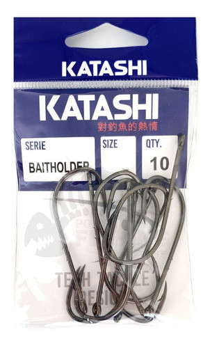 Anzuelo Katashi Baitholder 4/0 Pesca Variada De Mar O Rio 1