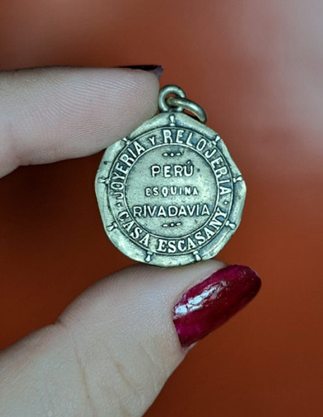 Antigua Medalla De Otro Peru 4345 1