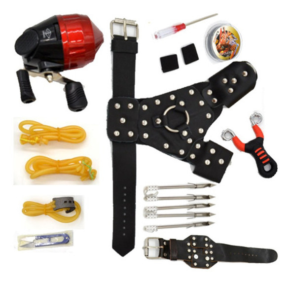 Conjunto De Estilingue De Caça, Pesca Equipada Com Alta Qual 0