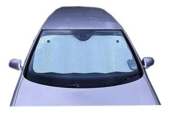 Parasol Plegable Auto Vehículo Metalizado Cubre Parabrisas 1