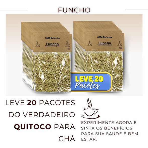 Leve 20 Chá De Funcho Conhecida Falsa Erva-doce 1