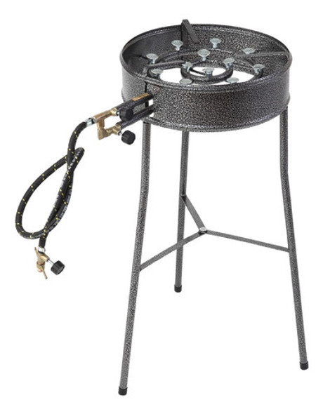 Fogareiro 2 Em 1 Alta Pressão 34 Cm Com Borda E Tripé Preto 0 Fogareiro 2 Em 1 Alta Pressão 34 Cm Com Borda E Tripé Preto 0