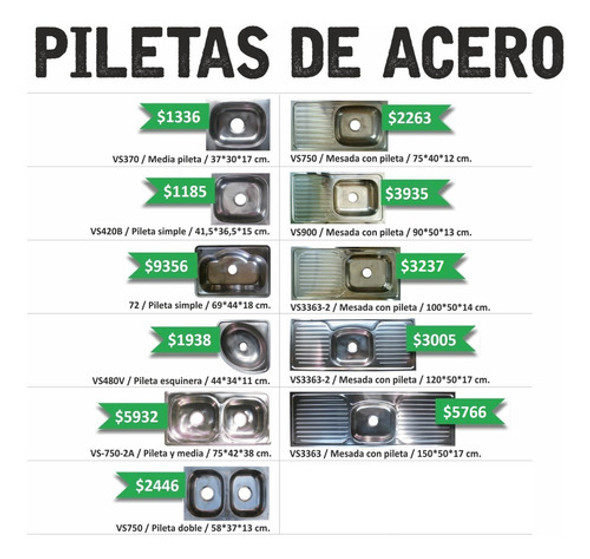 Mesada Con Pileta De 1,20 M. 1