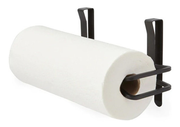 Soporte Papel Cocina Multiuso Negro Squire 0