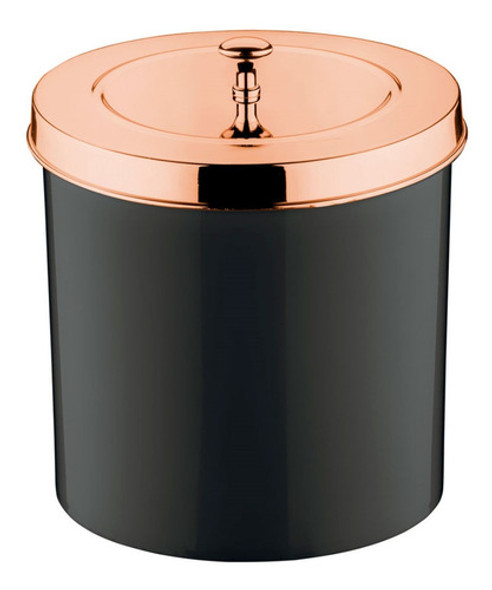 Kit Lixeira Porta Detergente Escorredor Talher Rose Gold Pia 1 Kit Lixeira Porta Detergente Escorredor Talher Rose Gold Pia 1