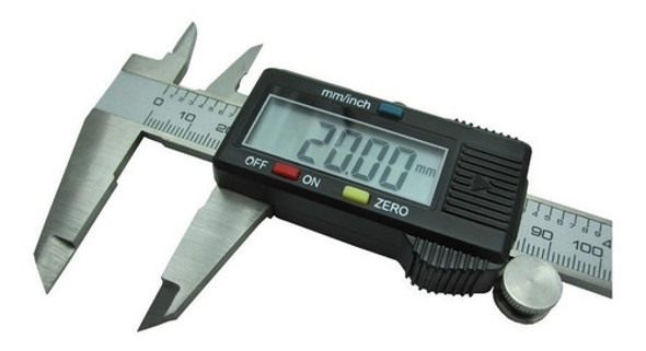 Calibre Digital Acero Inox 200mm Dig Grande C/pila $am 0