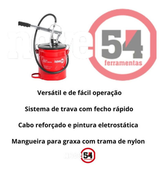 Engraxadeira 7kg Bomba Engrachar Oficina Graxa Oferta 1