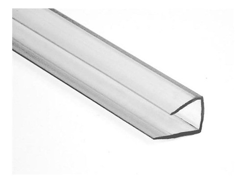 Terminación U Policarbonato Clear 6 Mm 0