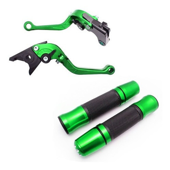 Levas Rebatibles Puño Y Contrapesas Kawasaki Zx11rmk Motos 0