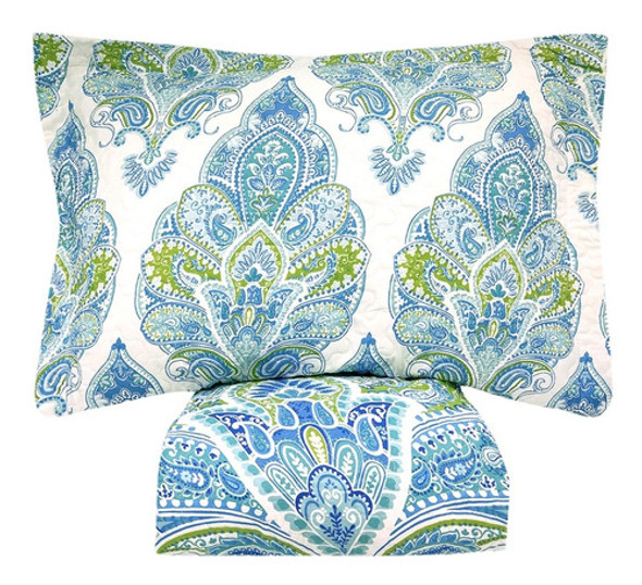 Cubrecama Twin Quilt Estampado Cover 1 Plaza Rollerhoy Cuota 0