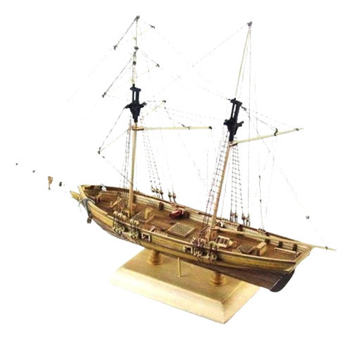 Veleiro Estático Porto Novo Kit Hobby Para Montar Em Madeira 0