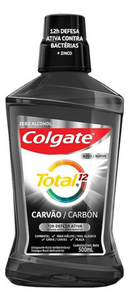 1 Colgate Total 12 Carvão Ativado Enxaguante Multibenefício 0 1 Colgate Total 12 Carvão Ativado Enxaguante Multibenefício 0