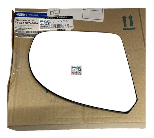 Lente Vidro Espelho Retrovisor Direito Ka 2008-2013 Original 1