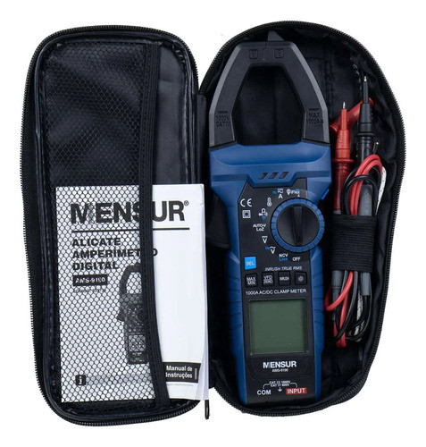 Alicate Amperímetro Digital Profissional Cat Iv 600v Mensur 1