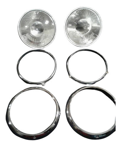 Jeep Gladiator Optica + Aro Retén + Aro Cromado X 2 Unidades 0