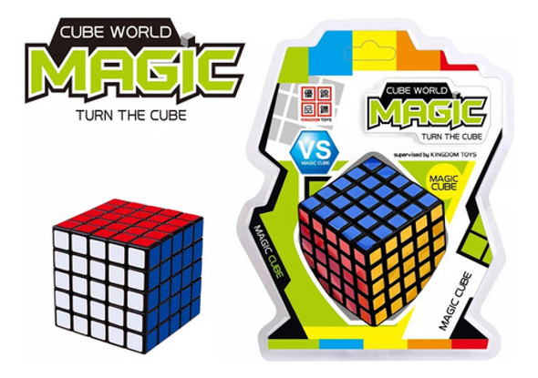 Cubo Magico 5 X 5 Clasico Cube World Cod Cbm011 1