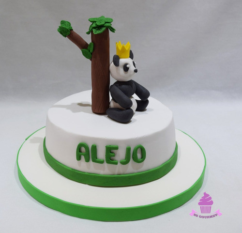 Torta Oso Panda Rey - Torta Tematica Personalizada 0