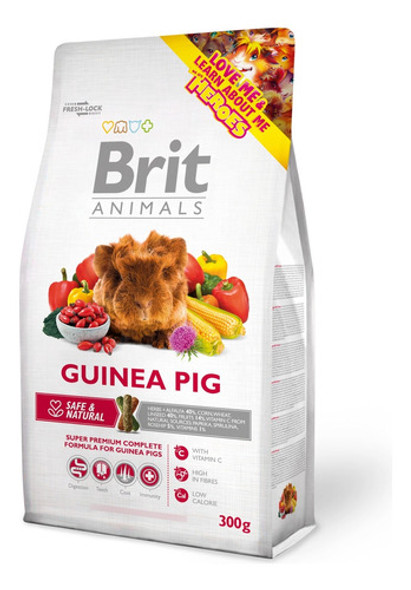 Alimento Brit Animals Para Guinea Pig 300g 0