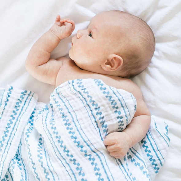 Bebe Au Lait Muslin Swaddle Blanket Set, Wyoming & Western S 1