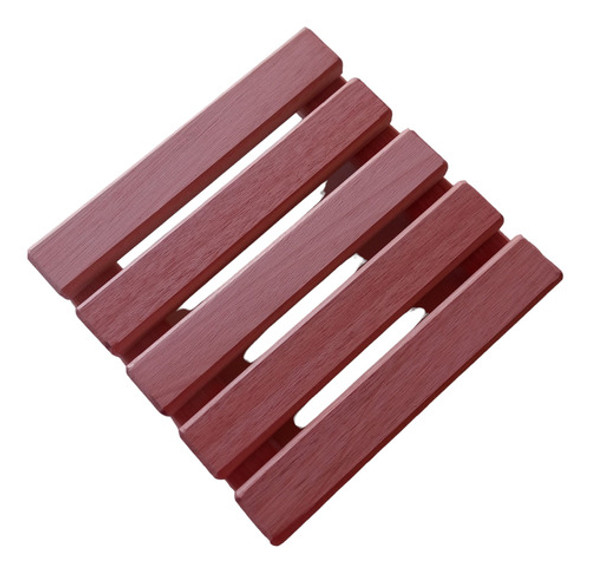Baldosas De Jardin/deck Base Macetas Madera Eucalipto 25x25 0