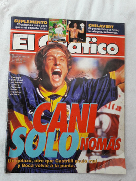 El Grafico Nº 3990 Año 1996 Boca Platense Caniggia 0