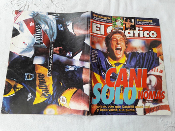 El Grafico Nº 3990 Año 1996 Boca Platense Caniggia 1