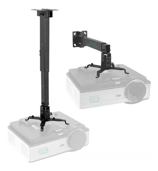 Soporte De Techo Y Pared P/proyector Prb-2g Angulo Ajustable 0