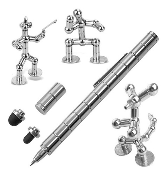 Boligrafo De Metal Magnetico De Descompresion - Regalo - 04 0