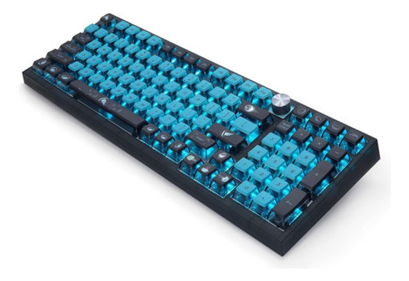 Sawjay Gk98 Teclado Mecánico Inalámbrico Con Perilla, Teclad 1
