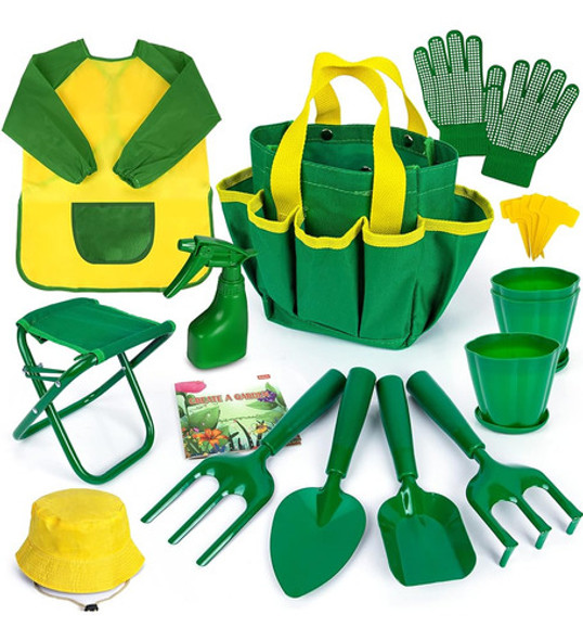 Duckura Kids Juego De Herramientas De Jardinería, Herramient 0