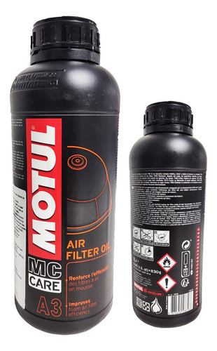 Motul 1 Litro A3 Filter Oil Mc Care Fluido Limpador Filtro 0