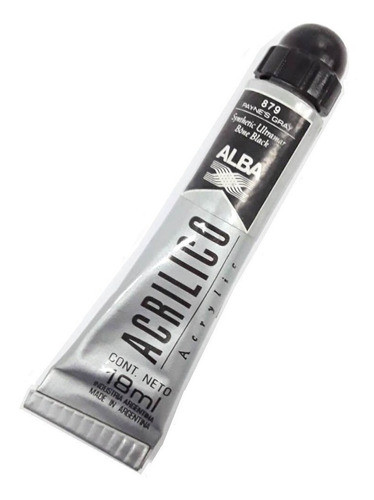 Acrilico Profesional Alba Gris De Payne 879 X18ml 0