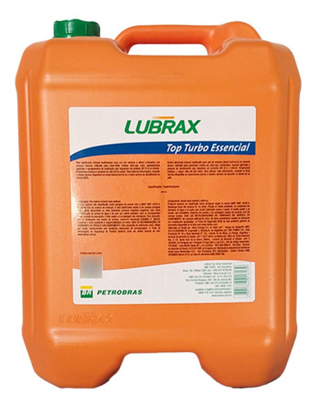 Óleo Motor 15w40 Top Turbo Essencial Ci4 Lubrax 20 Litros 1 Óleo Motor 15w40 Top Turbo Essencial Ci4 Lubrax 20 Litros 1