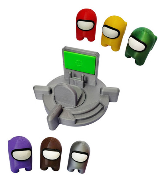 Among Us Consola De Armas + 6 Tripulantes Compatible 0 Among Us Consola De Armas + 6 Tripulantes Compatible 0