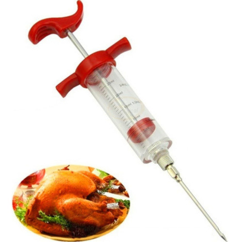 Jeringa Inyector De Salsas Adobos Condimentos Marinar Carnes 0