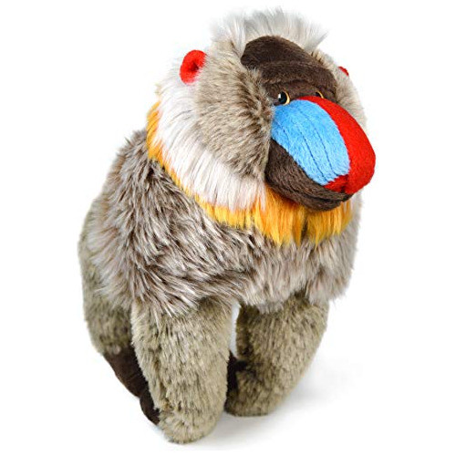 Mambo The Mandrill - Babuino De Peluche De Animal De Peluche 0