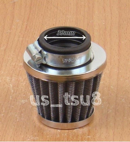 [nuevo   Freeship] Cuatro 4pcs 39mm Cromo Filtro De Aire Kaw 1