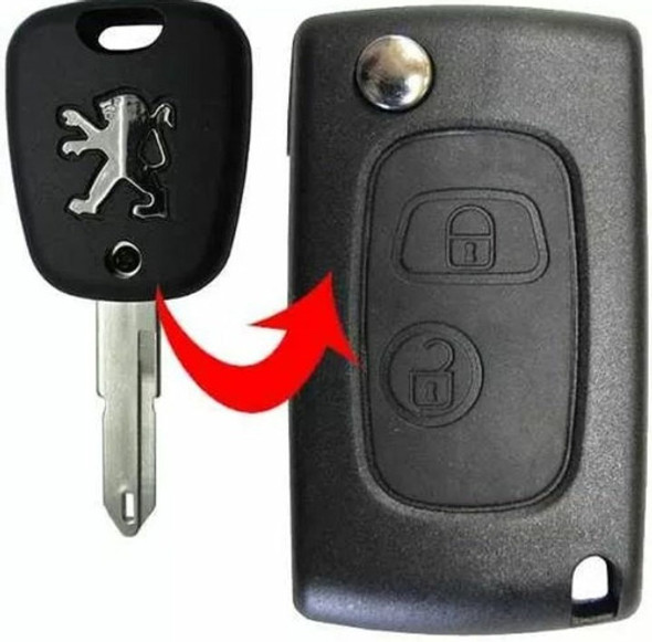 Llave Navaja Peugeot 206 207 0