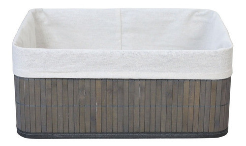 Cesto Organizador Plegable Gris Decoracion Vonne (7143) 0