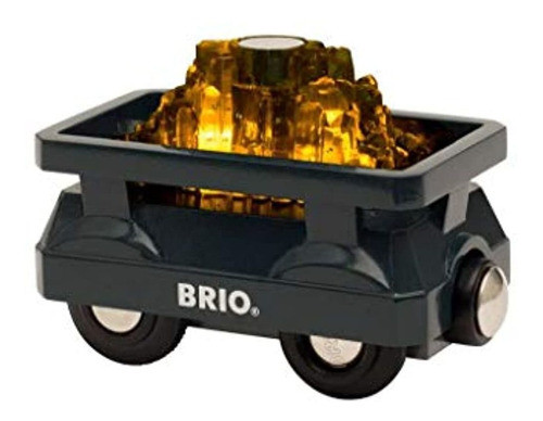 Brio Ilumina El Carro Dorado De Madera Para Niños A Partir D 1