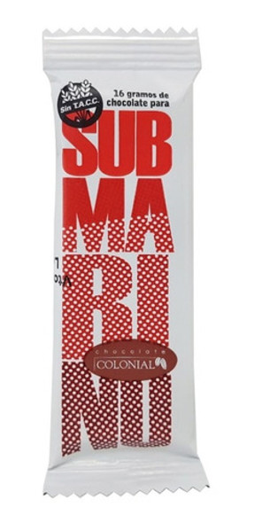 Chocolate Submarino Colonial 16gr X10u Barata La Golosineria 0