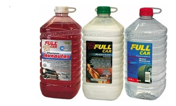 Kit Productos X3  Lavadero Automotor Full Car Precio X Mayor 0