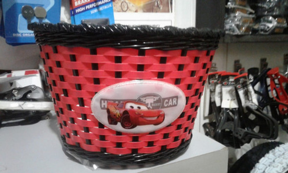 Canasto Para Bicicleta Infantil Modelo Cars .pvc. 0