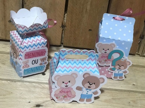 Kit Festa Ursinho Chá Revelação 1