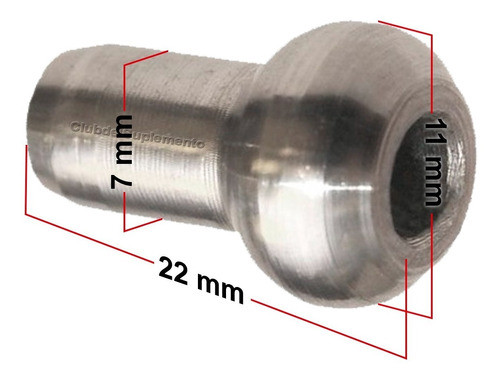 6 Terminal Gota Casquillo 6.3 Mm P/ Cable Maquinas Gimnasios 1