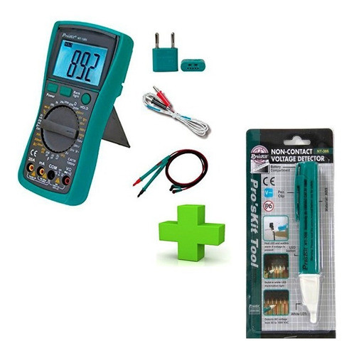 Capacimetro Dig. Proskit Mt-5110 + Detector Inductivo Nt-306 0